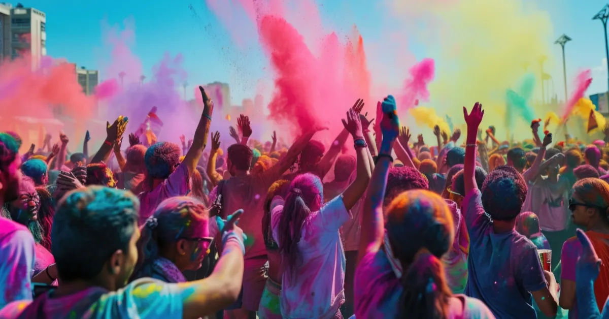 Holi Celebration: Colors, Music, and Festivities