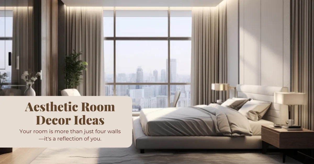 Bright and spacious bedroom with large windows and a comfortable bed.