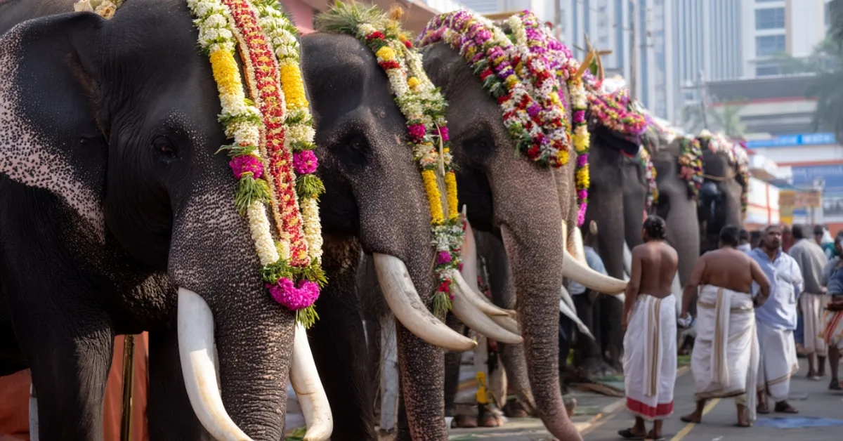 Thrissur Pooram 2025: The Grandeur of Kerala's Elephant Festival