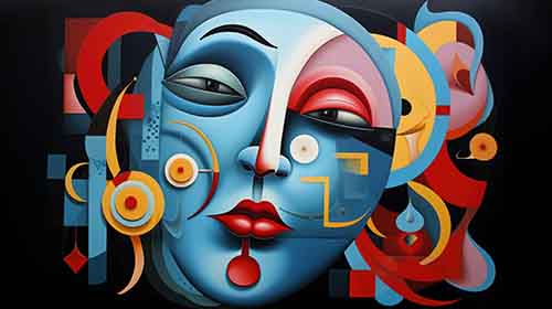 Free Art Photo Of Many Faces of an Artistic Portrait Free Art Photo Of Many Faces of an Artistic Portrait