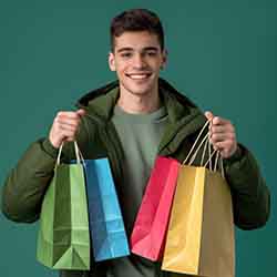 Free Banner Image of A Man Holding Shoppping Bags Free Banner Image of A Man Holding Shoppping Bags