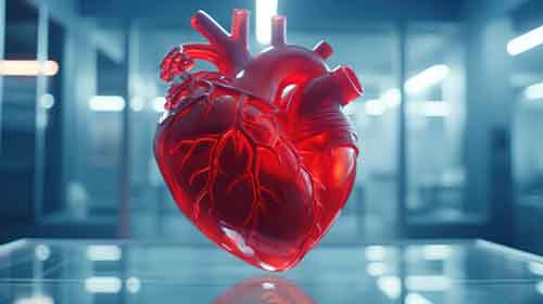 Free Healthcare and Medical Photo of A Model of Human Heart