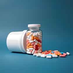 Free Healthcare and Medicine Photo of Pills in Transparent Jar