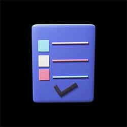 Free Icon Photo Of Colorful Check List On Black Background Free Icon Photo Of Colorful Check List On Black Background