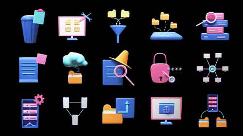 Free Icon Photo Of Data Management Platform Tools Collection Over Black Background Free Icon Photo Of Data Management Platform Tools Collection Over Black Background