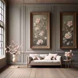 Free Interior Photo of A Living Room with Floral Paintings Free Interior Photo of A Living Room with Floral Paintings