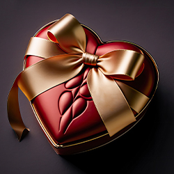 Free Object Image of Heart Shaped Gift Free Object Image of Heart Shaped Gift
