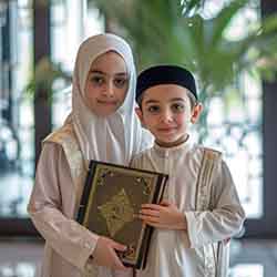 Free Religion photo of two muslim kids posing for photo holding The Holy Book Quran Free Religion photo of two muslim kids posing for photo holding The Holy Book Quran