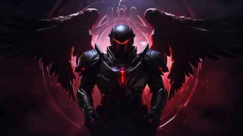 Free Sci-Fi Photo Of Powerful Warrior Clad In A Sleek Battlesuit With Massive Wings Free Sci-Fi Photo Of Powerful Warrior Clad In A Sleek Battlesuit With Massive Wings