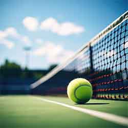 Free Sports Photo of Tennis Ball near the Net
