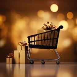 Free Shopping Image Of Shopping Cart Loaded With Gifts Free Shopping Image Of Shopping Cart Loaded With Gifts